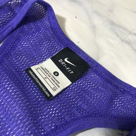 Nike Dri-Fit Purple Athletic Relay Tank Top - Picture 4 of 9